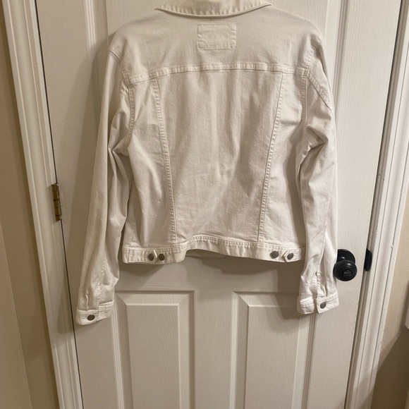 LOFT White Jean Jacket - Picture 6 of 6